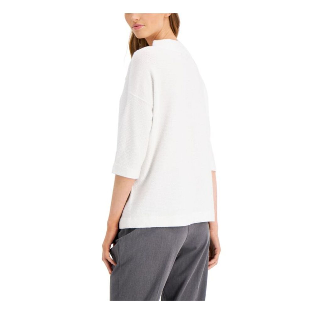 ALFANI Womens Glitter Elbow Top - Picture 2 of 4